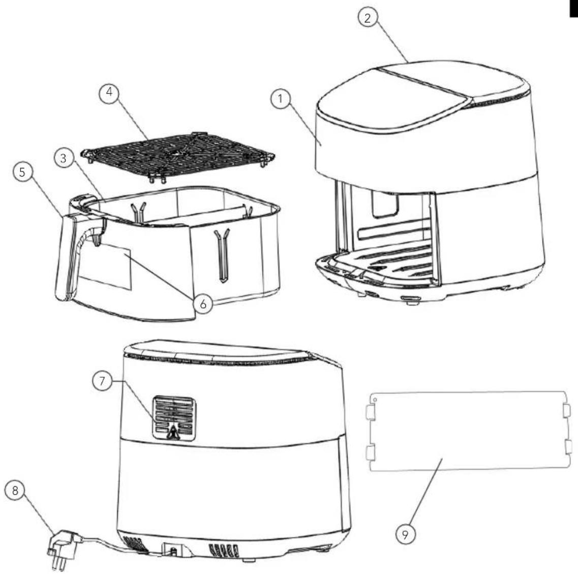 WILFA DualFry 8L Split AFD-80SPLIT - PRODUCT OVERVIEW - 1