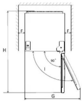 Orima ORH-451-NFX - Requisitos de Espaço - 2