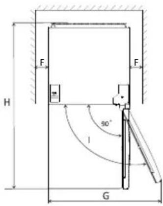 Orima ORH-451-NFX - Space Requirement - 2