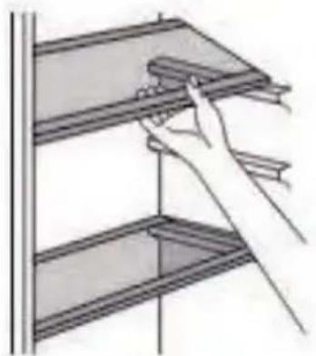 Orima ORH-451-NFX - El posicionamiento de los balcones de la puerta - 1
