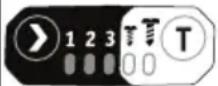 Flex ID 1/4" 18.0-EC HD - Norėdami pasirinkti „T“ režimą: - 3