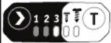 Flex ID 1/4" 18.0-EC HD - Sådan vælges "T"-funktionen: - 2