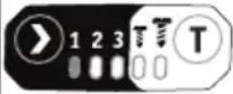 Flex ID 1/4" 18.0-EC HD - Om de "T"-modus te selecteren: - 1