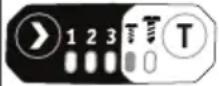 Flex ID 1/4" 18.0-EC HD - Výber režimu „T“: - 4