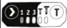 Flex ID 1/4" 18.0-EC HD - Slik velger du "T"-modus: - 1