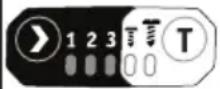 Flex ID 1/4" 18.0-EC HD - За да изберете режим „T“: - 3