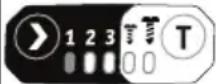 Flex ID 1/4" 18.0-EC HD - Για να επιλέξετε τη λειτουργία «Τ»: - 1