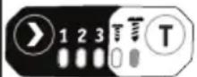 Flex ID 1/4" 18.0-EC HD - Para seleccionar el modo «T»: - 5