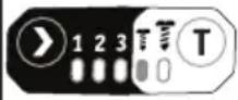 Flex ID 1/4" 18.0-EC HD - Slik velger du "T"-modus: - 4