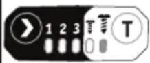 Flex ID 1/4" 18.0-EC HD - Slik velger du "T"-modus: - 5