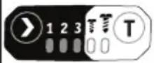Flex ID 1/4" 18.0-EC HD - A „T” mód kiválasztásához: - 3