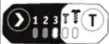 Flex ID 1/4" 18.0-EC HD - Για να επιλέξετε τη λειτουργία «Τ»: - 2
