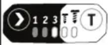 Flex ID 1/4" 18.0-EC HD - Slik velger du "T"-modus: - 2
