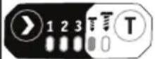 Flex ID 1/4" 18.0-EC HD - Para seleccionar el modo «T»: - 4