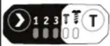 Flex ID 1/4" 18.0-EC HD - Slik velger du "T"-modus: - 3