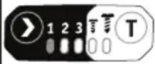 Flex ID 1/4" 18.0-EC HD - Sådan vælges "T"-funktionen: - 1