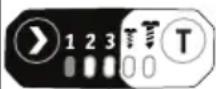 Flex ID 1/4" 18.0-EC HD - Selezione della modalità "T" - 1