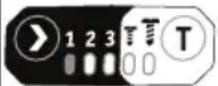 Flex ID 1/4" 18.0-EC HD - Norėdami pasirinkti „T“ režimą: - 1