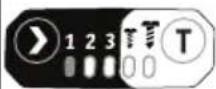 Flex ID 1/4" 18.0-EC HD - Aby wybrać tryb „T”, należy: - 1