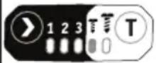 Flex ID 1/4" 18.0-EC HD - To select the "T" mode: - 4