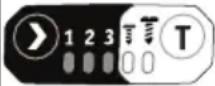 Flex ID 1/4" 18.0-EC HD - Om de "T"-modus te selecteren: - 3