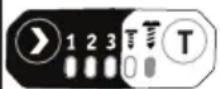 Flex ID 1/4" 18.0-EC HD - To select the "T" mode: - 5