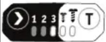 Flex ID 1/4" 18.0-EC HD - Norėdami pasirinkti „T“ režimą: - 2