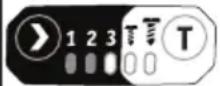 Flex ID 1/4" 18.0-EC HD - Para seleccionar el modo «T»: - 2