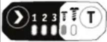 Flex ID 1/4" 18.0-EC HD - Om de "T"-modus te selecteren: - 4