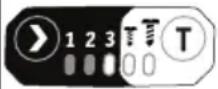 Flex ID 1/4" 18.0-EC HD - „T“-režiimi valimiseks tehke järgmist. - 2