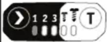 Flex ID 1/4" 18.0-EC HD - Välja "T" läget: - 1