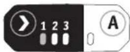 Flex IW 1/2" 750 18.0-EC - Aby wybrać tryb „A”, należy: - 1