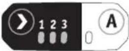 Flex IW 1/2" 750 18.0-EC - Az „A” mód kiválasztásához: - 3
