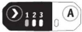 Flex IW 1/2" 750 18.0-EC - Norėdami pasirinkti „A“ režimą: - 1