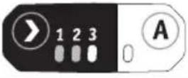 Flex IW 1/2" 750 18.0-EC - Чтобы выбрать режим «А», выполните следующее. - 2