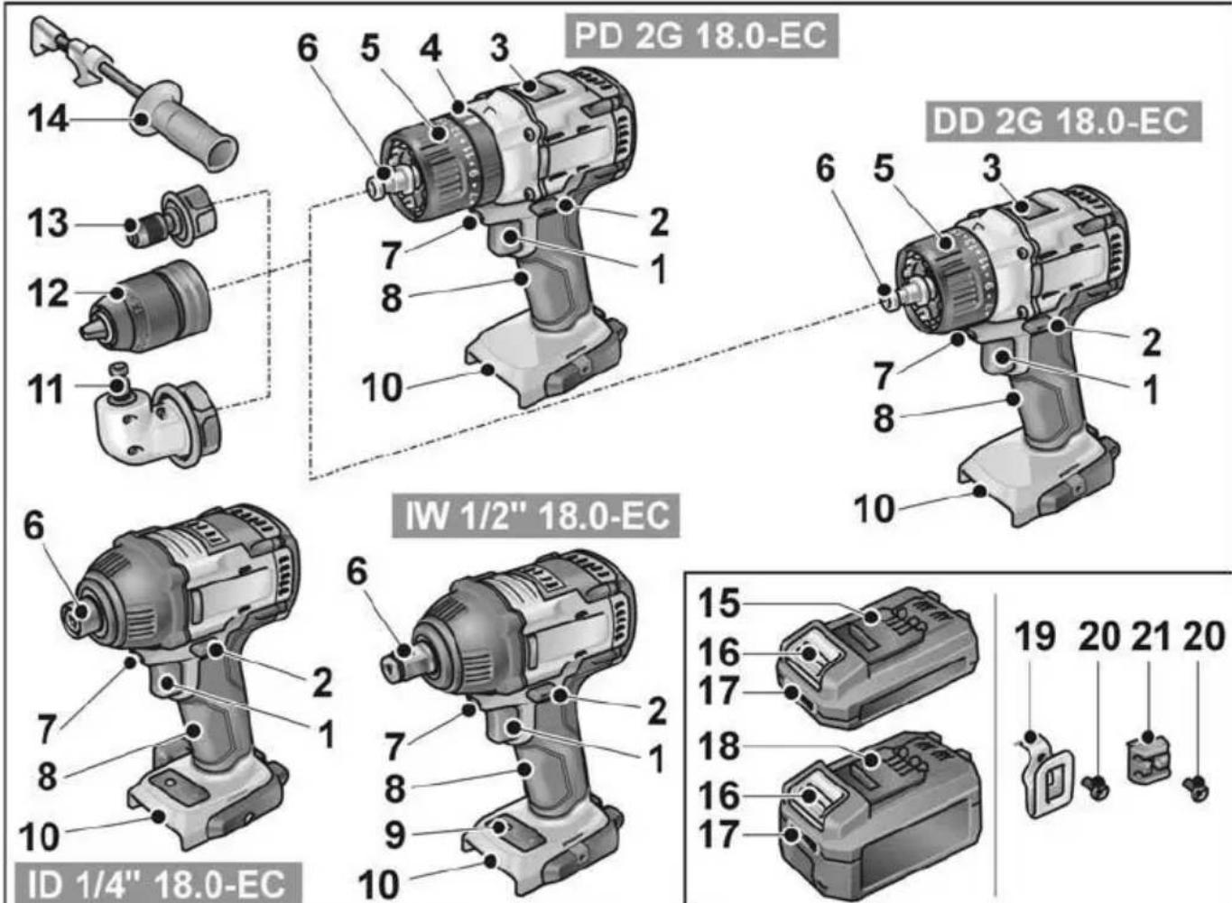 Flex IW 1/2" 18.0-EC - Vue d'ensemble - 1
