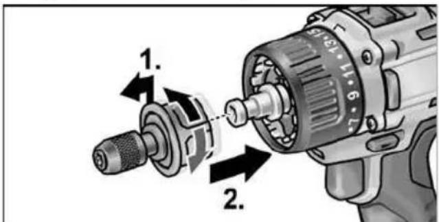 Flex IW 1/2" 18.0-EC - Montaż - 1