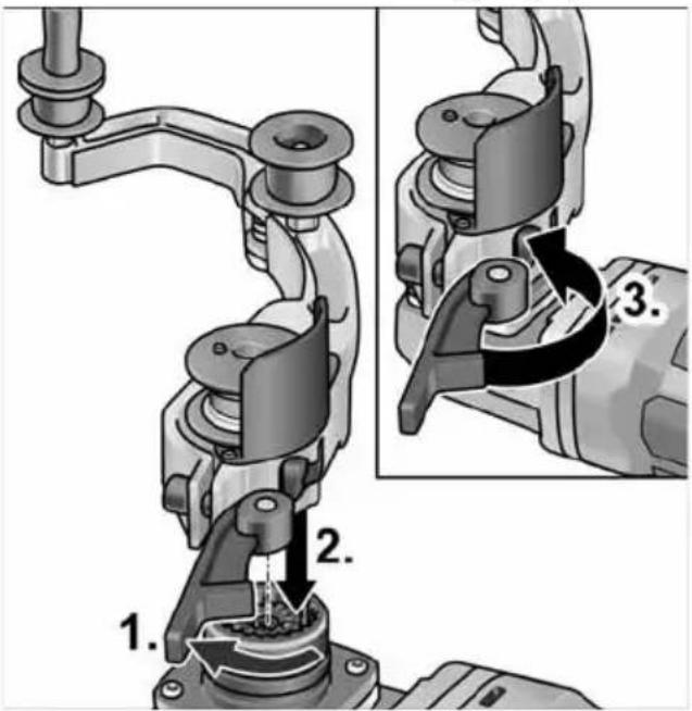 Flex LKE 152 18-EC - Montaggio degli attacchi - 2