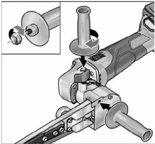 Flex LKE 152 18-EC - Montera handtaget - 1