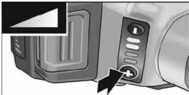 Flex LKE 152 18-EC - Apgriezienu skaita regulēšana - 1