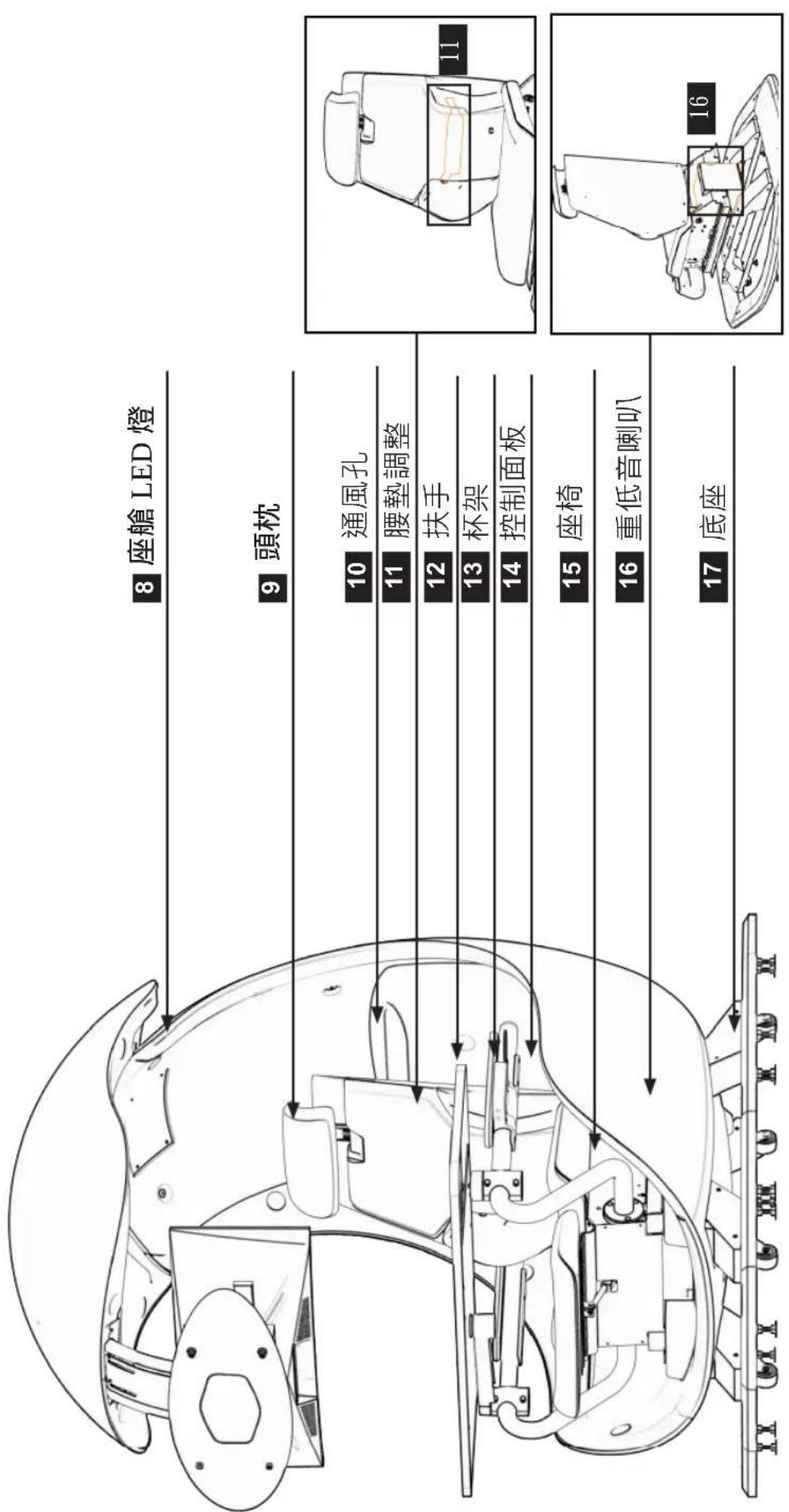 COOLER MASTER ORB X - 零件名稱與功能 A - 3