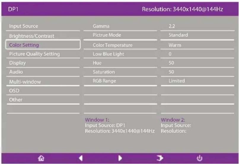 CM Storm GM34-CW - Hoofdmenu - 3