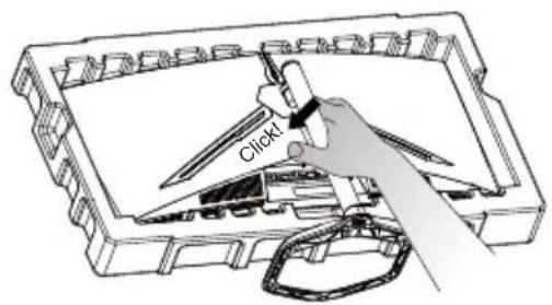 CM Storm GM34-CW - Connect the monitor to the base - 6