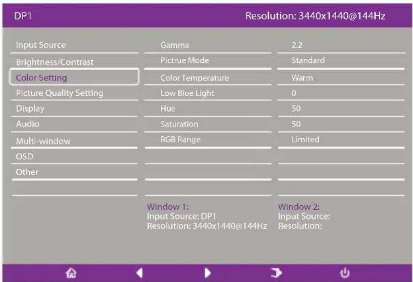 CM Storm GM34-CW - Menu principale - 3