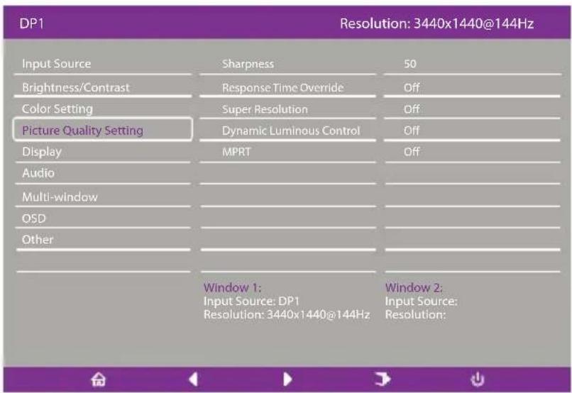 CM Storm GM34-CW - Menu principale - 4