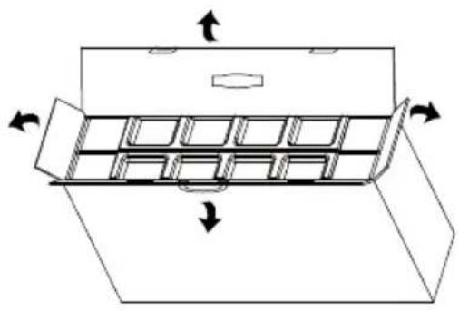 CM Storm GM34-CW - De monitor aansluiten op de voet - 1