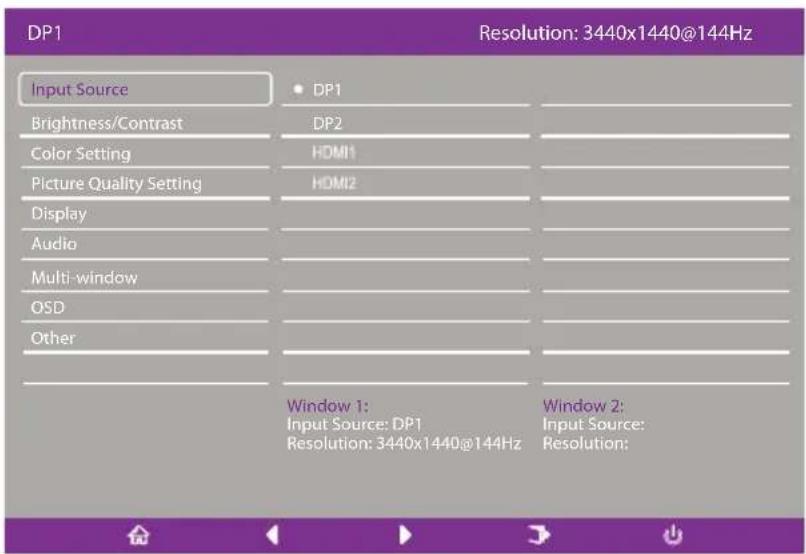 CM Storm GM34-CW - Menu principale - 1