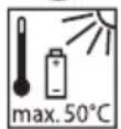 Flex IW 3/4" 18.0-EC - Symbols on the power tool - 4