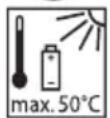 Flex IW 3/4" 18.0-EC - Szimbólumok a készüléken - 4