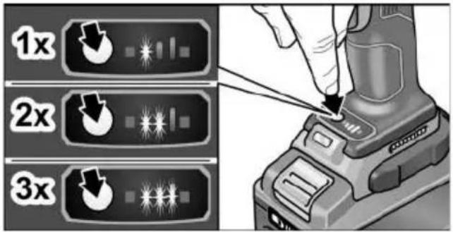 Flex IW 3/4" 18.0-EC - Accensione spegnimento della luce per postazione di lavoro - 1